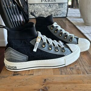 Dior Sneakers.                                Black Macrocannage Technical Mesh